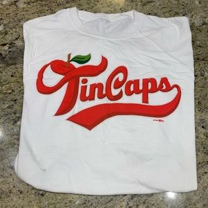 Tincaps white shirt. XL